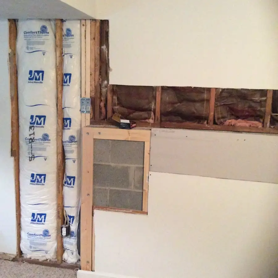 Wall insulation replacement during Odor Removal & Deodorization in Boston